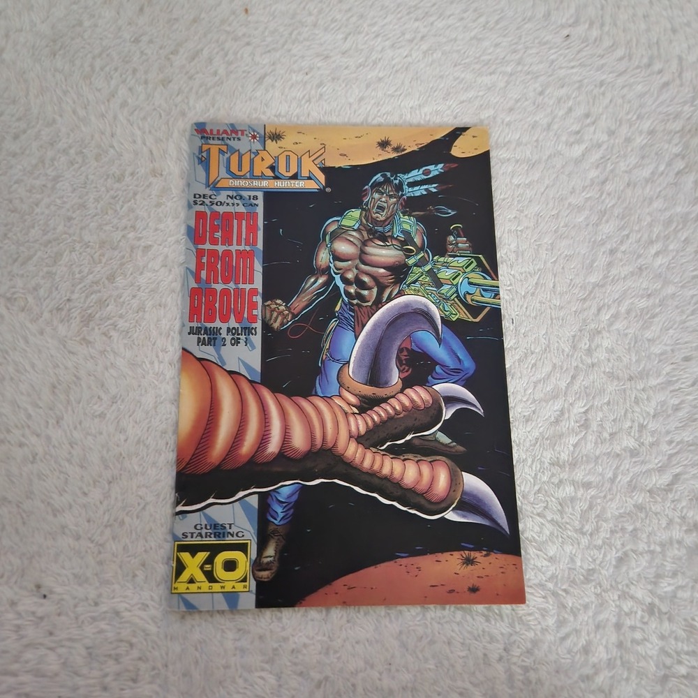 Turok Dinosaur Hunter Comic Book Issue 18 Death From Above Valiant Comics‎